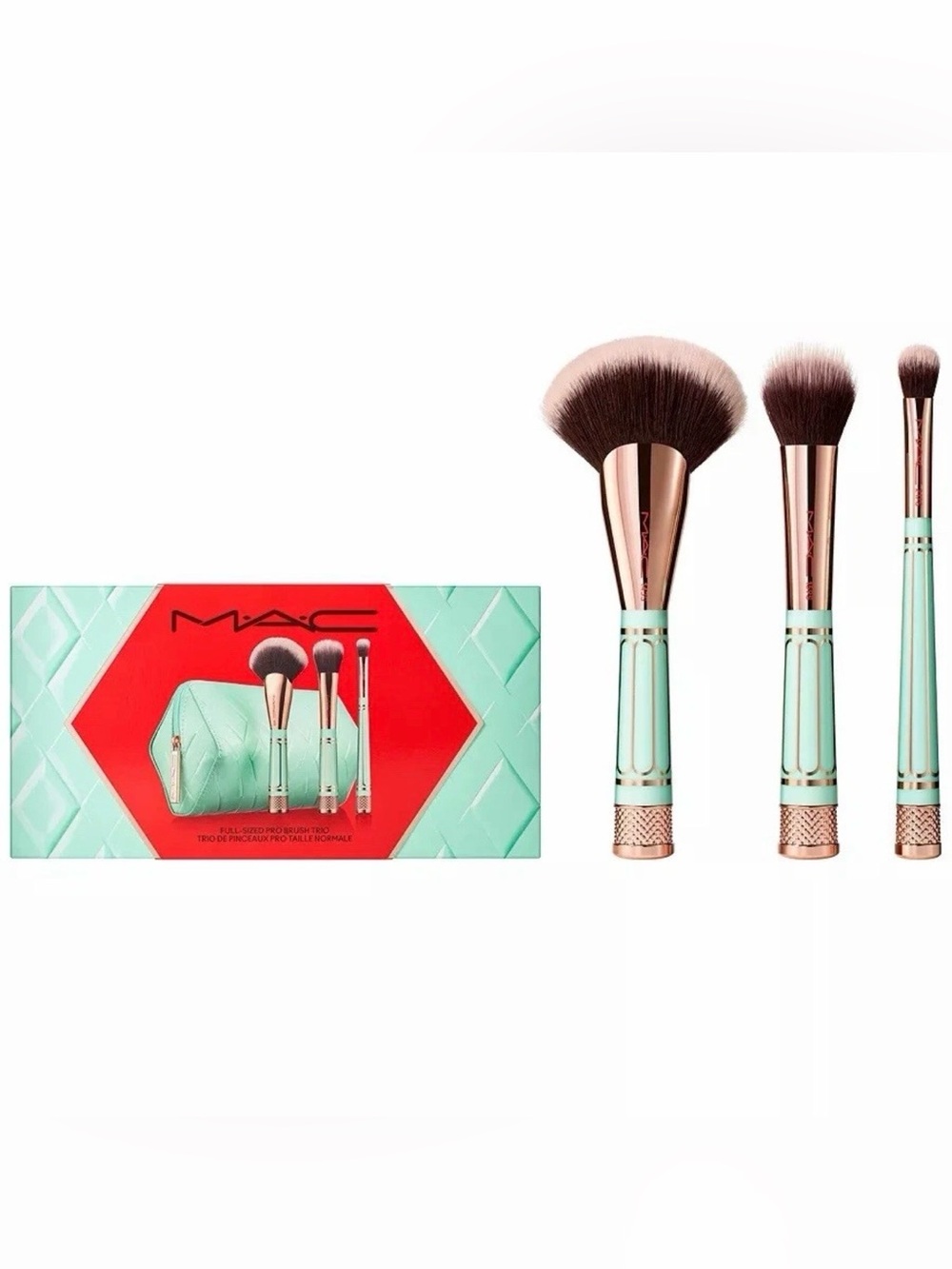 MAC 4-Piece All Trades Makeup Brush Gift Set – Holiday Exclusive New In Box - Picture 4 of 5